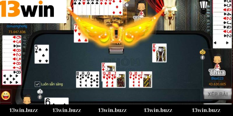 Bài Phỏm ăn tiền thật